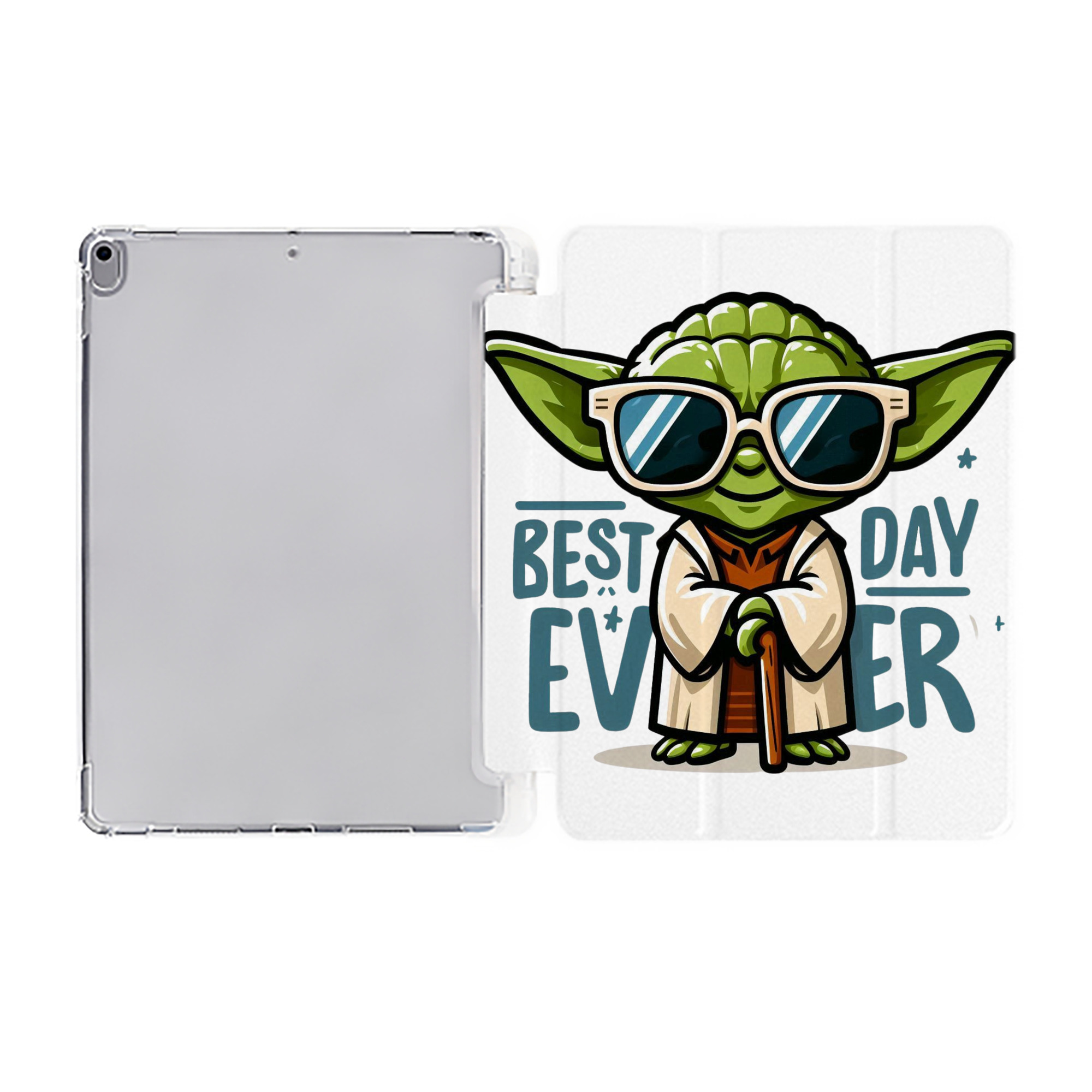 （画像用） スター・ウォーズ Star Wars IPad ケース ペン収納付き 三つ折りスタンド PUレザー×シリコン 対応機種9.5/10.5/10.9インチ